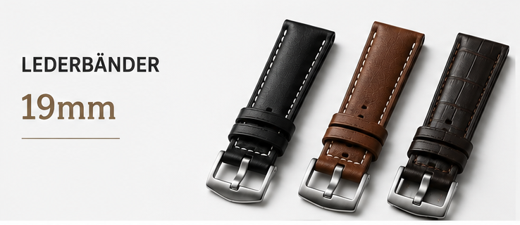 Lederarmbänder 19mm