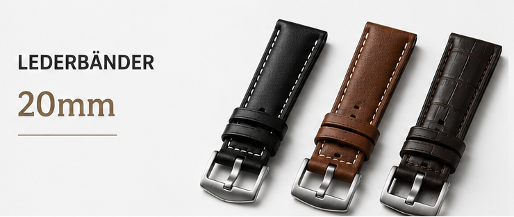 Lederarmbänder 20mm