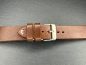 Preview: Yema Vintage Lederarmband 20 mm Braun Ref. SYU62-20-SS