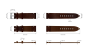 Preview: Yema Vintage Lederarmband 20 mm Braun Ref. SYU62-20-SS