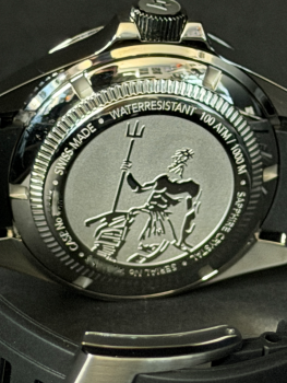 Edox 80120-3NCA-BUIDN Skydiver Neptunian Automatik Herrenuhr 44mm 100ATM