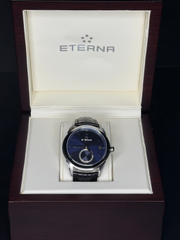 Eterna Legacy Manufacture GMT Blue Dial Ref. 7680.41.81.1175