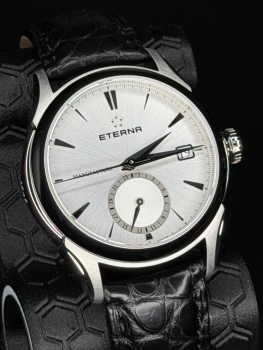 Eterna 1948 Legacy Manufacture GMT Ref. 7680.41.11.1175 silver Dial