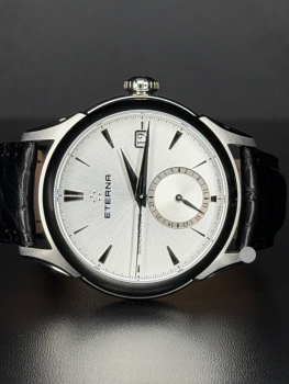 Eterna 1948 Legacy Manufacture GMT Ref. 7680.41.11.1175 silver Dial
