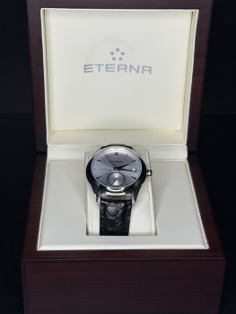 Eterna 1948 Legacy Manufacture GMT Ref. 7680.41.11.1175 silver Dial