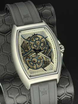 Yonger & Bresson Le Singulier Silver Squelette YBH 8580-01