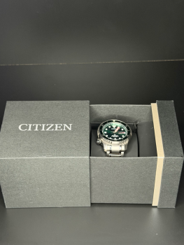 Citizen Promaster Diver Automatik Titan NY0100-50X (grünes Zifferblatt, grüne Lünette)