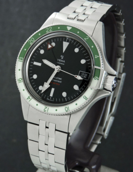 Yema SUPERMAN WORLDTIME GMT STEEL YGMT23A39-AMS