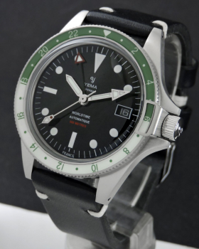 Yema SUPERMAN WORLDTIME GMT STEEL YGMT23A41-AA62S