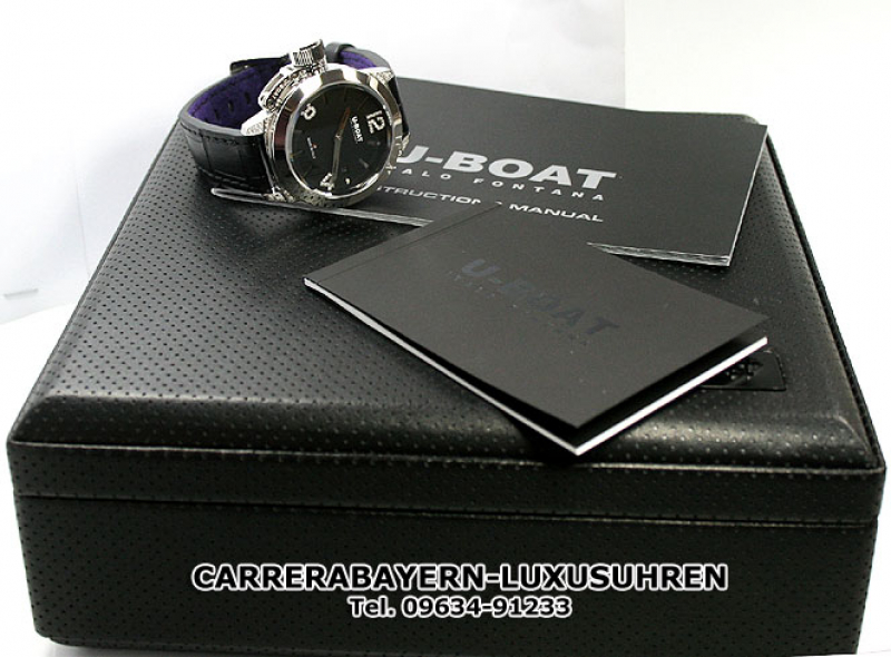 U-Boat Classico 40 SS white diamond