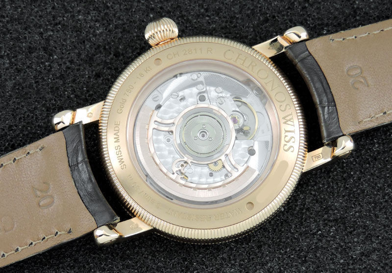 Chronoswiss Regulateur 30 18K Rotgold limited Edition CH2811R mit Uhrenbeweger