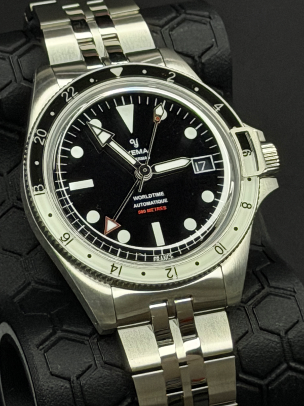 SUPERMAN WORLDTIME GMT STEEL YGMT22A41-AMS