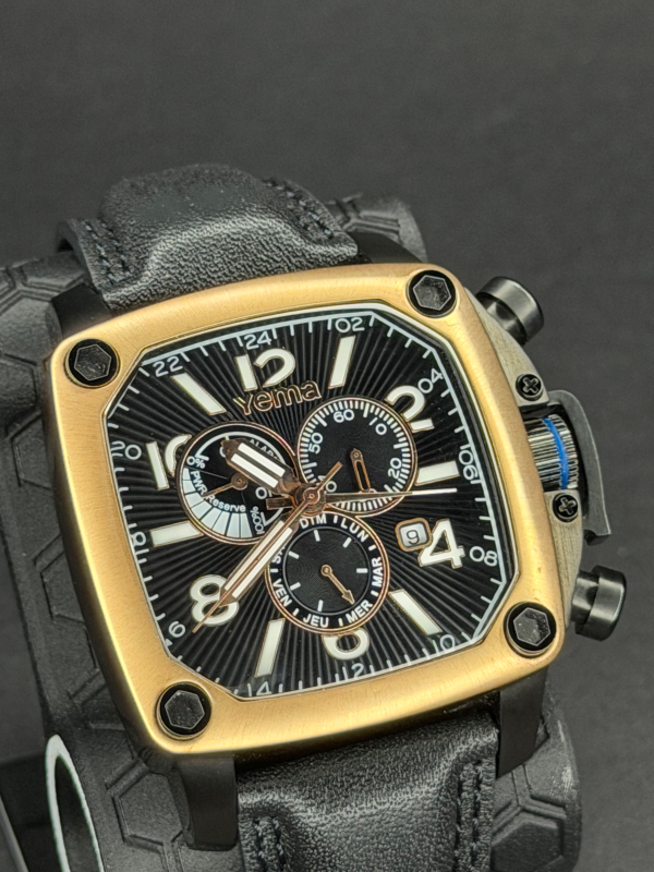 Yema Landgraf Alarm Powerreserve Vintage NOS YMHF0607