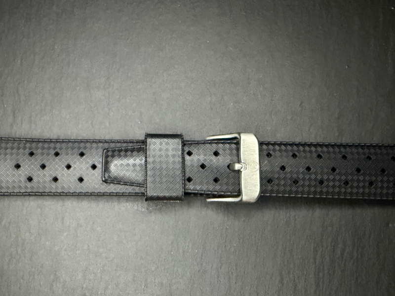 Yema Tropic Kautschukarmband 19 mm Schwarz Ref. YSUP-TP19-SS