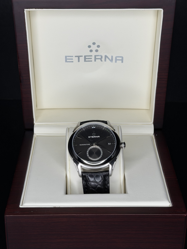 Eterna 1948 Legacy Manufacture GMT Ref. 7680.41.41.1175 black dial