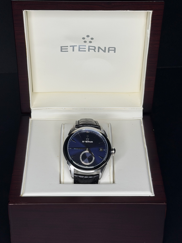Eterna Legacy Manufacture GMT Blue Dial Ref. 7680.41.81.1175