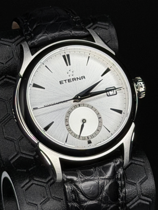 Eterna 1948 Legacy Manufacture GMT Ref. 7680.41.11.1175 silver Dial