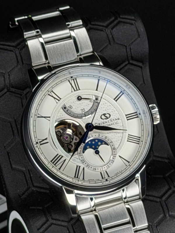 Orient Star Sport Moon Phase Open Heart Automatik RE-AY0102S00B