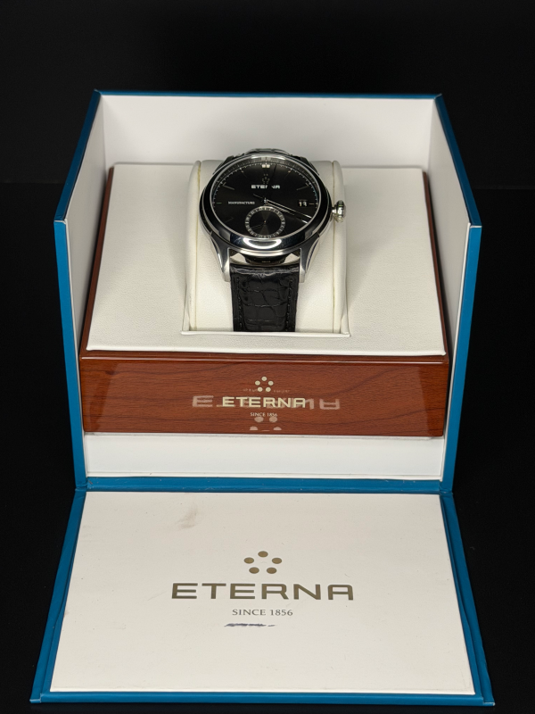 Eterna 1948 Legacy Manufacture GMT Black Dial Ref. 7680.41.41.1175 (gebraucht)