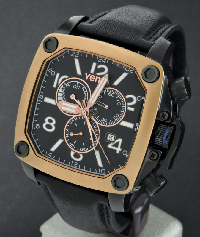 Yema Landgraf Alarm Powerreserve Vintage NOS YMHF0607