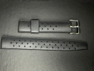 Yema Tropic Kautschukarmband 20 mm Schwarz Ref. YSUP-TP20-SS