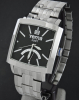 Yema Landgraf Rectangular retrograde GMT  Big Date Vintage NOS YMHF0516